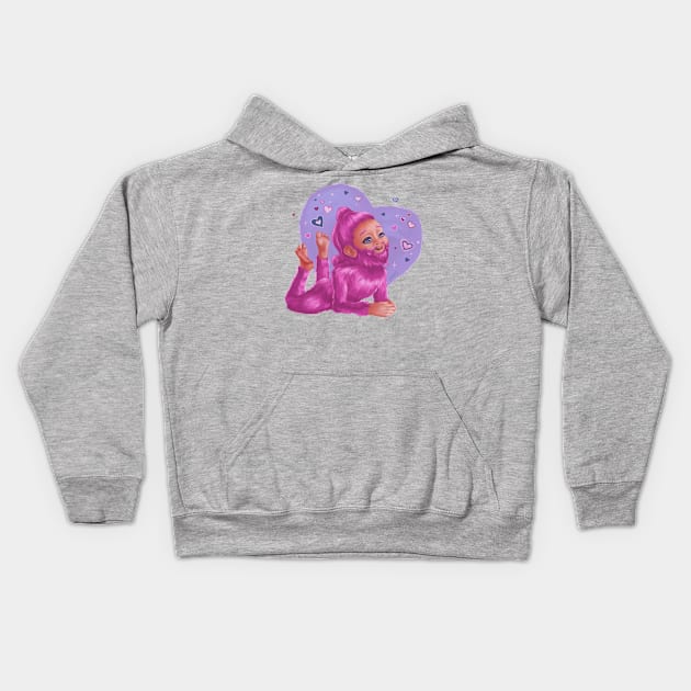 Valentine's crush Kids Hoodie by SavageHardyFree